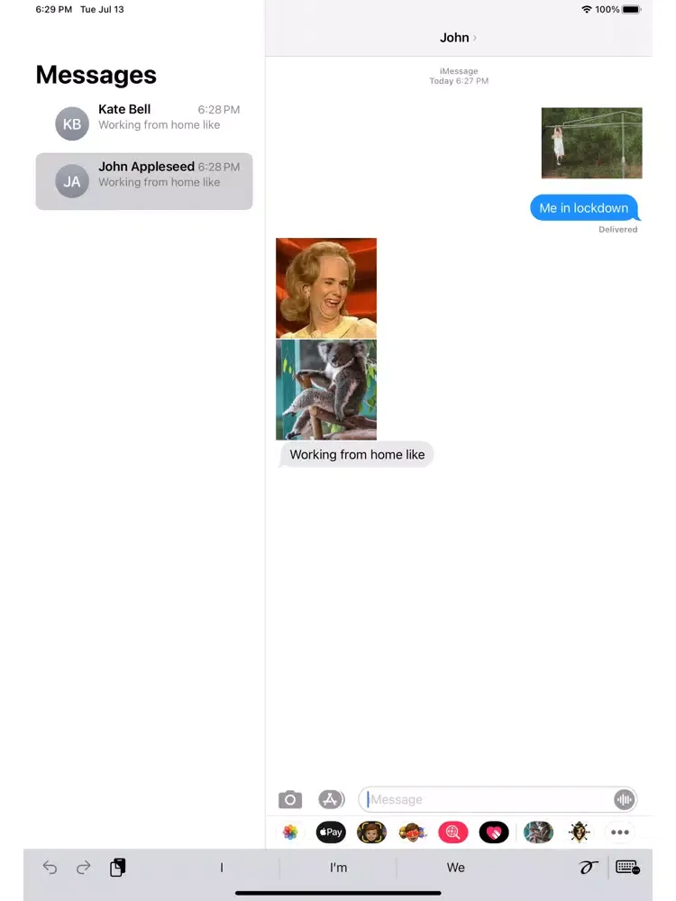 Capturas de pantalla de Aussie Meme Stickers iPad 