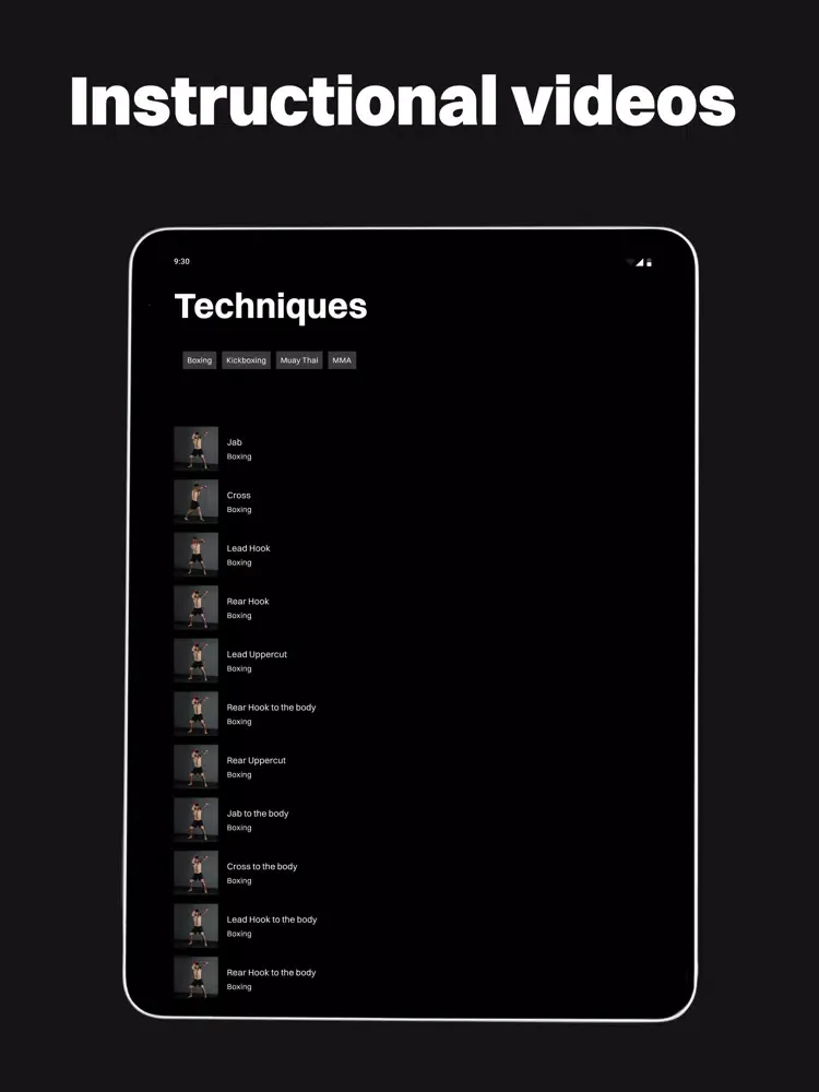 MMA Spartan System: Striking iPad  Ekran Görüntüleri
