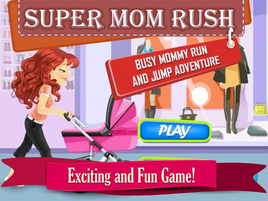 A Super Mom Rush - Busy Mommy Run and Jump Adventure iPad  Screenshots