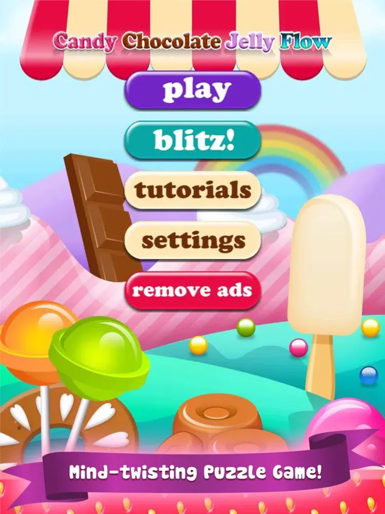 Candy Land Rush! Sweet Sugar Town Matching Puzzle Game iPad  স্ক্রিনশট
