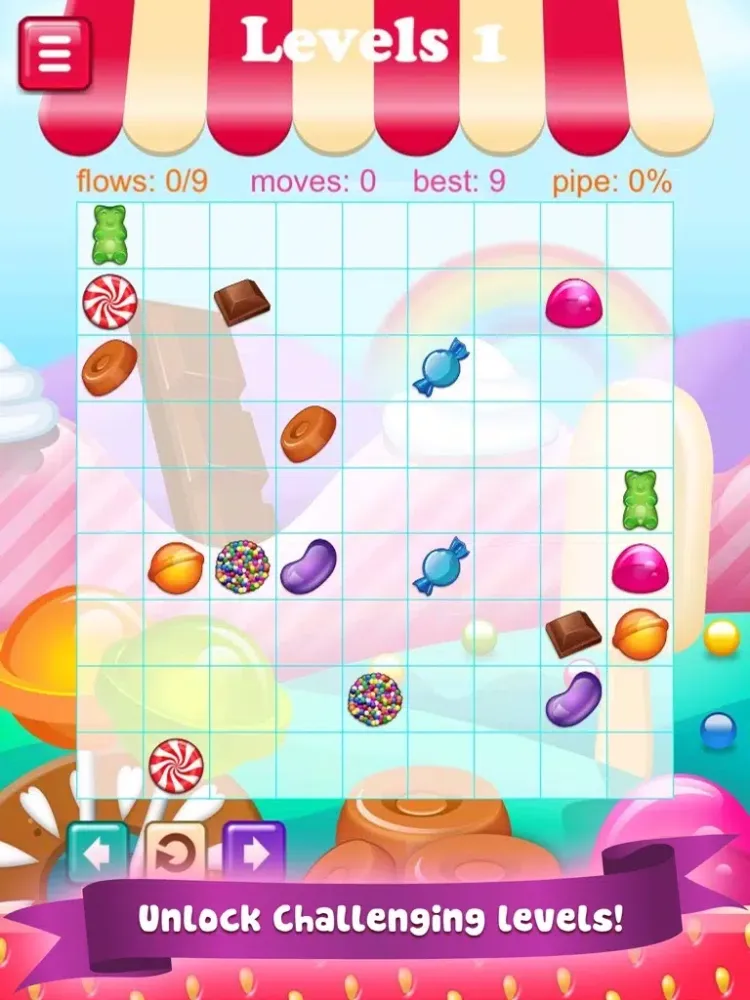 Candy Land Rush! Sweet Sugar Town Matching Puzzle Game iPad  স্ক্রিনশট