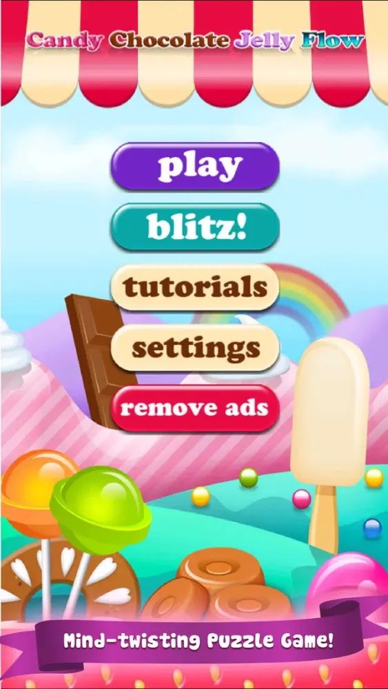 Candy Land Rush! Sweet Sugar Town Matching Puzzle Game স্ক্রিনশট