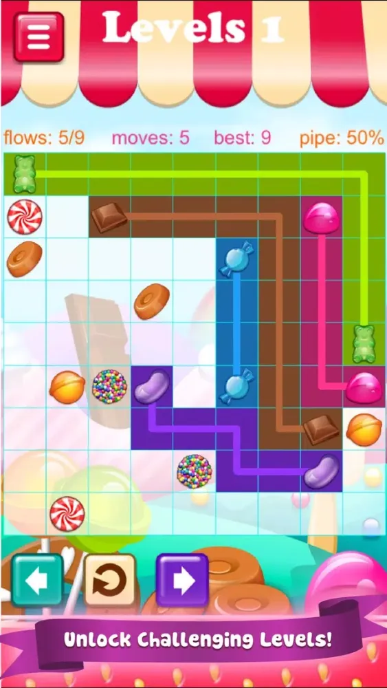 Candy Land Rush! Sweet Sugar Town Matching Puzzle Game স্ক্রিনশট