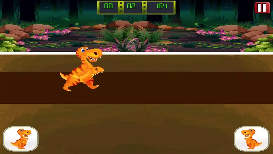 Tangkapan layar Crazy Dino Run and Jump - Full Version