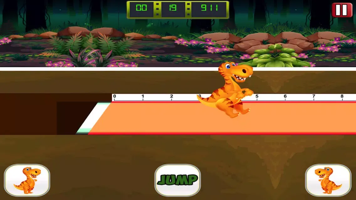 Tangkapan layar Crazy Dino Run and Jump - Full Version