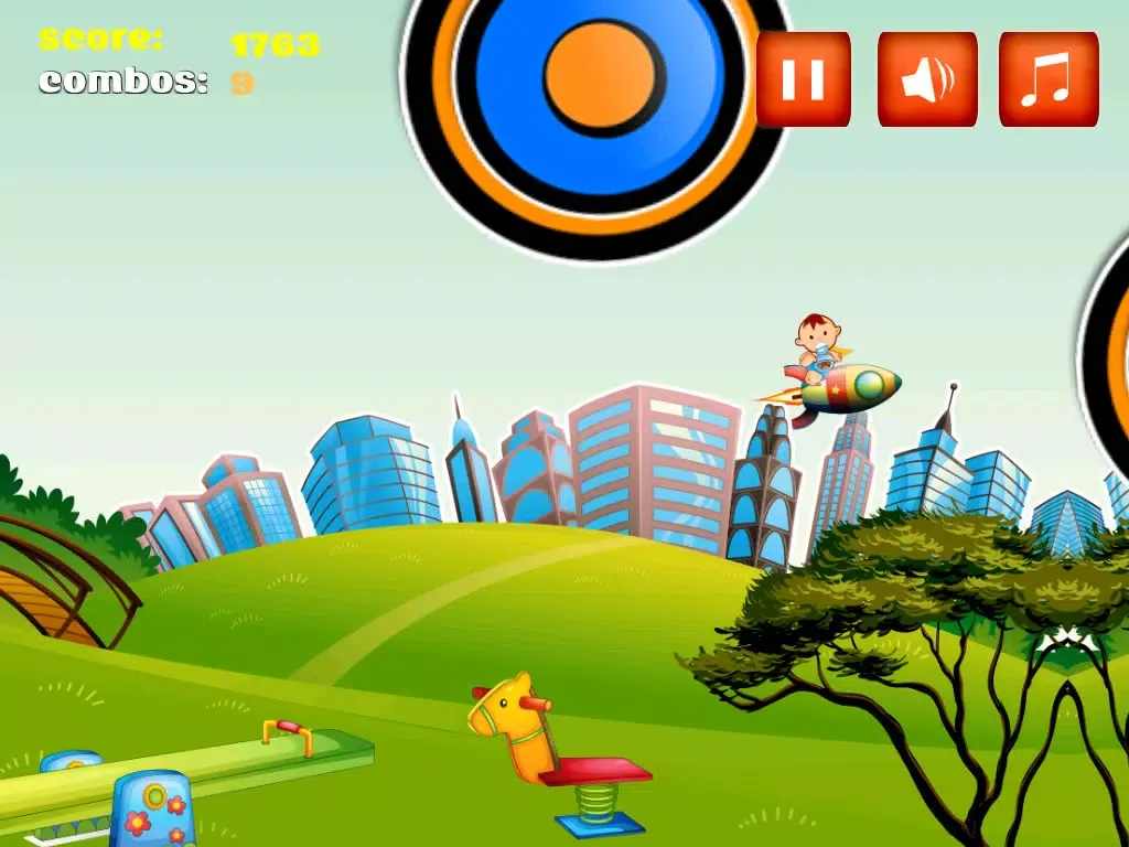 Cute Little Hungry Baby! Mini Bottle Catching Challenge for Kids iPad  سکرین شاٹس