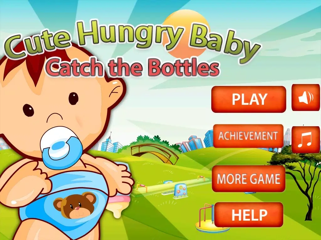 Cute Little Hungry Baby! Mini Bottle Catching Challenge for Kids iPad  سکرین شاٹس