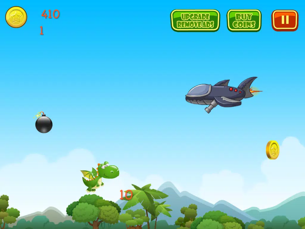 ภาพหน้าจอของ A Dragon Flying Training School Game - How to Escape the City iPad 