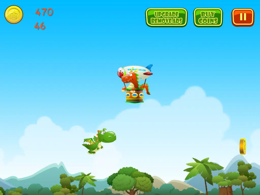 ภาพหน้าจอของ A Dragon Flying Training School Game - How to Escape the City iPad 