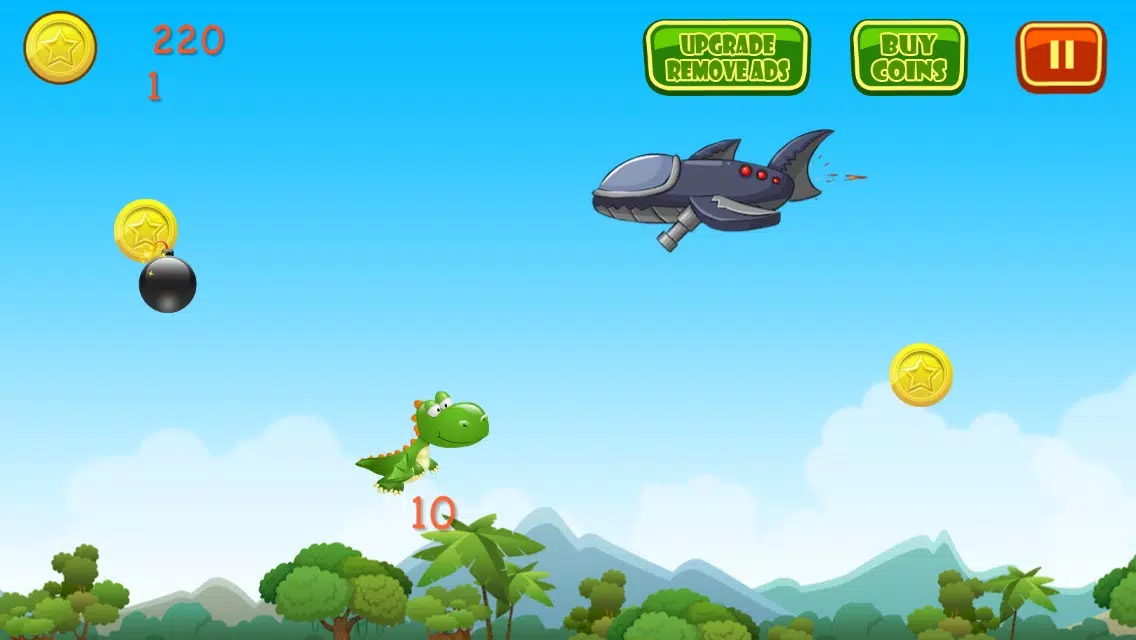 ภาพหน้าจอของ A Dragon Flying Training School Game - How to Escape the City