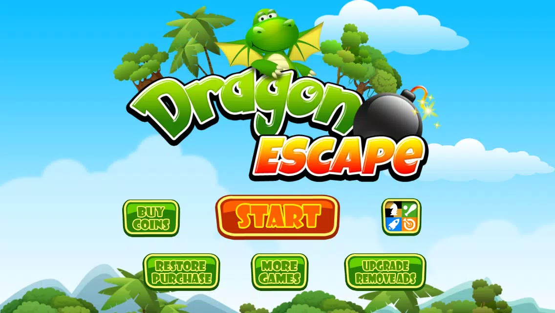 ภาพหน้าจอของ A Dragon Flying Training School Game - How to Escape the City