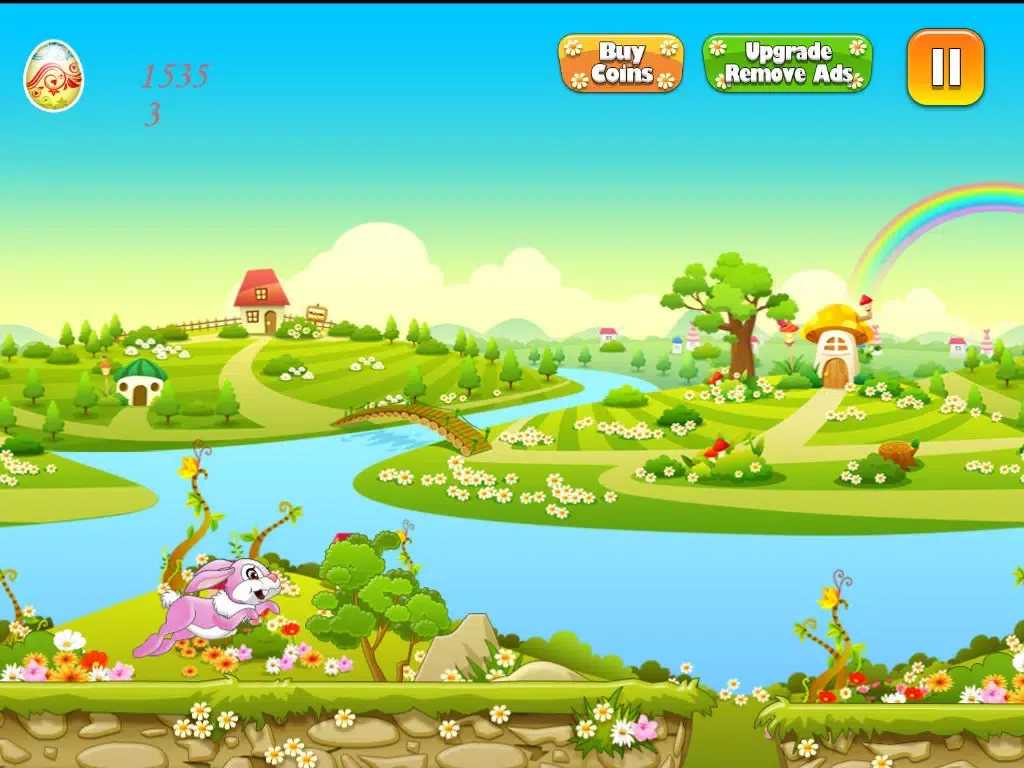 Tangkapan skrin Easter Bunny Egg Hunt Run and Jump Collect them All iPad 