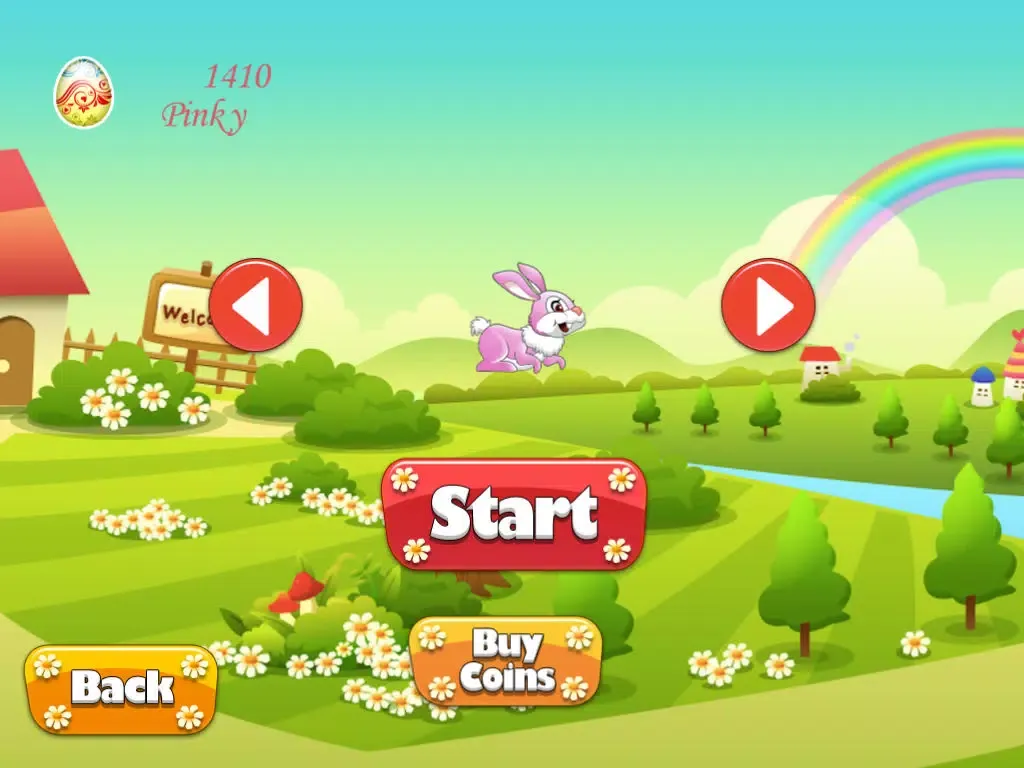 Tangkapan skrin Easter Bunny Egg Hunt Run and Jump Collect them All iPad 