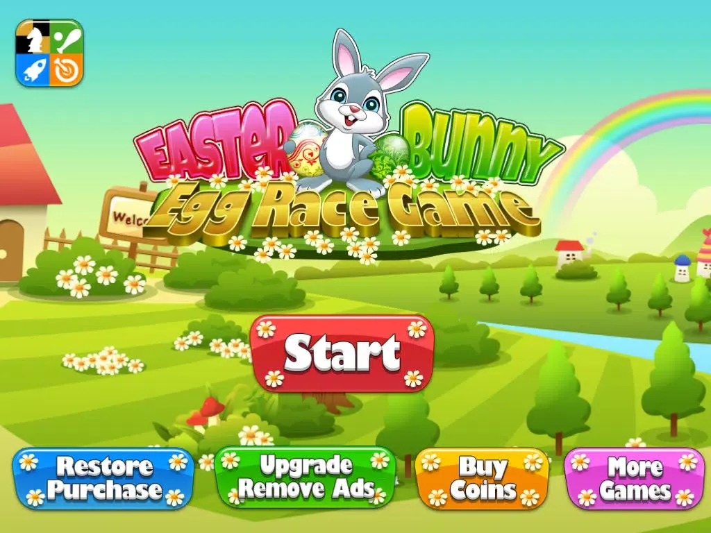 Tangkapan skrin Easter Bunny Egg Hunt Run and Jump Collect them All iPad 