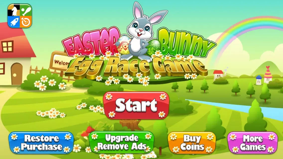 Tangkapan skrin Easter Bunny Egg Hunt Run and Jump Collect them All