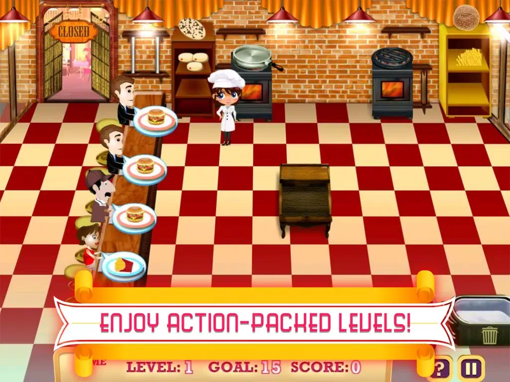 Crazy Chef's Diner to Go! Fastfood Cooking, Serve and Eat! - Full Version iPad  স্ক্রিনশট