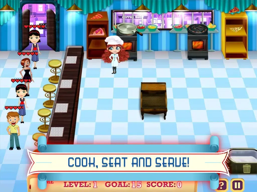 صور Mama's Pizzeria Order Frenzy Cafe! Bake, Serve and Eat Pizza - Full Version iPad 