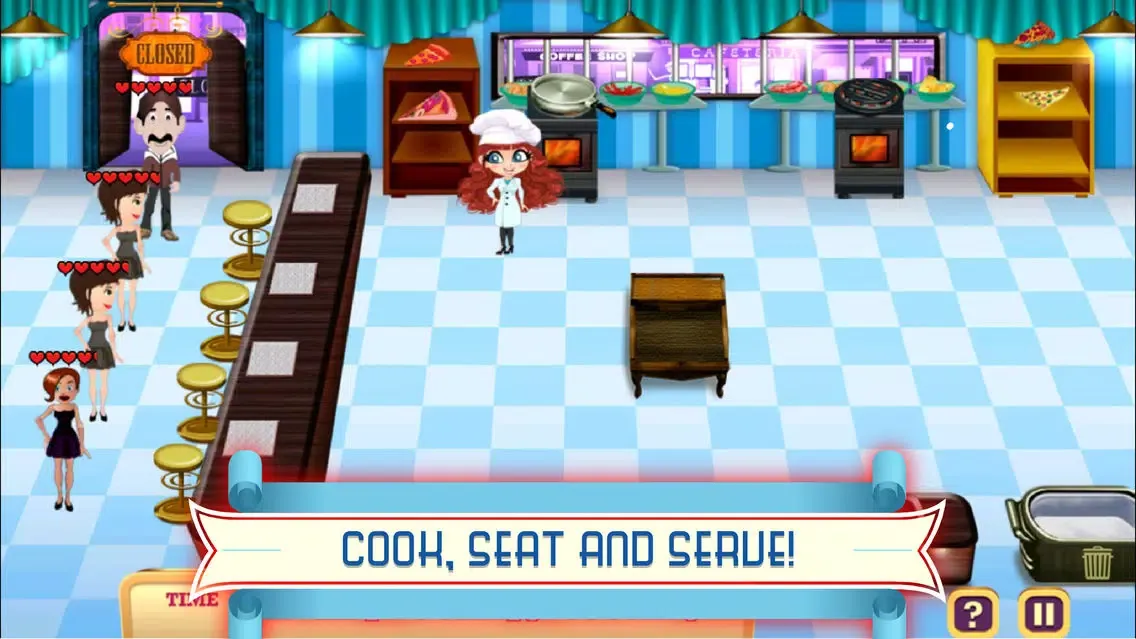 صور Mama's Pizzeria Order Frenzy Cafe! Bake, Serve and Eat Pizza - Full Version