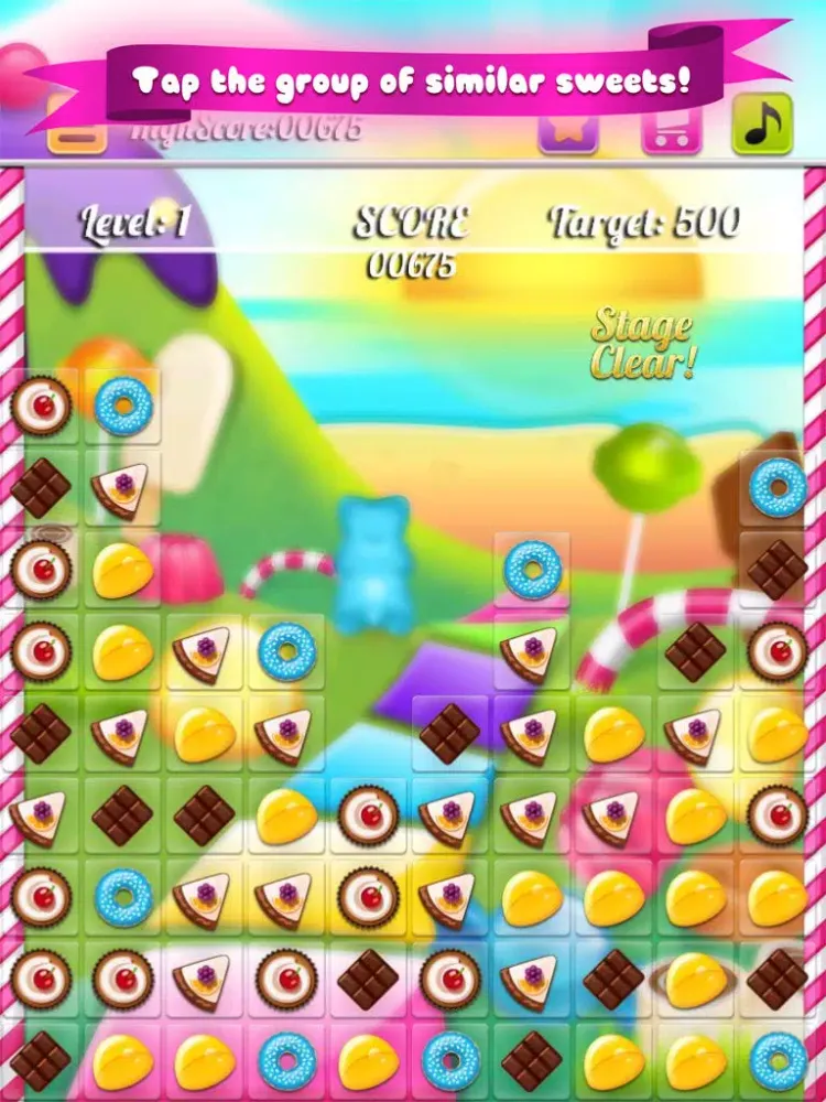 Ảnh chụp màn hình của Sweetest Pastry Splash - Yummy Sugar Pops! iPad 