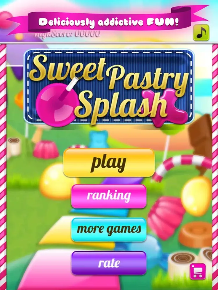 Ảnh chụp màn hình của Sweetest Pastry Splash - Yummy Sugar Pops! iPad 
