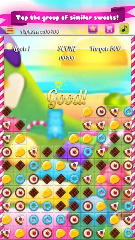 Ảnh chụp màn hình của Sweetest Pastry Splash - Yummy Sugar Pops!