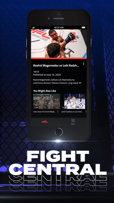 PFL Fight Central スクリーンショット