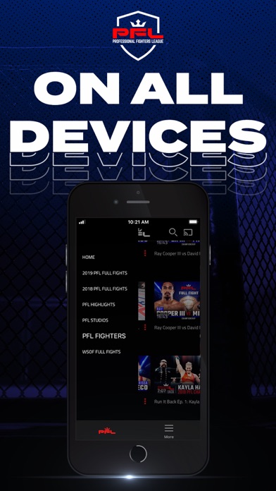 PFL Fight Central スクリーンショット