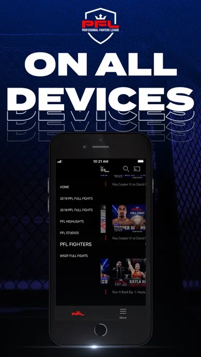 PFL Fight Central 스크린샷