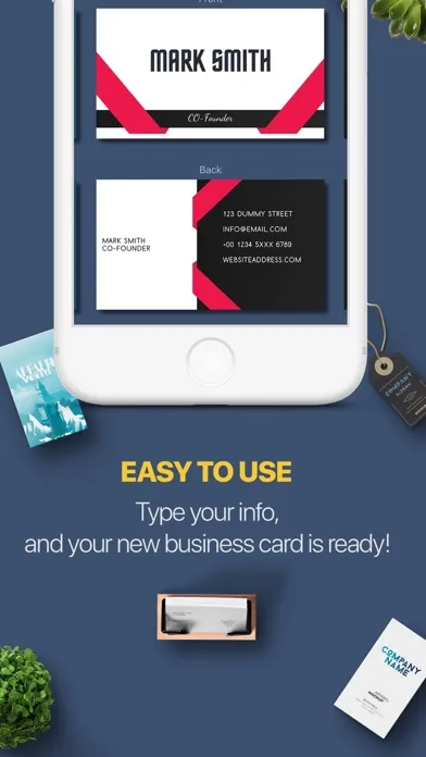 AI Business Card Generator QR 스크린샷