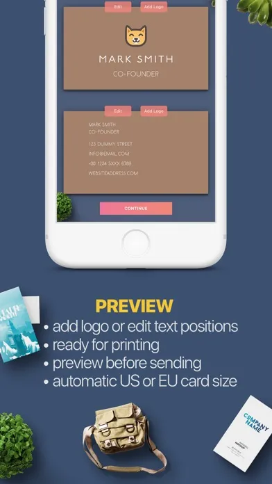 AI Business Card Generator QR 스크린샷