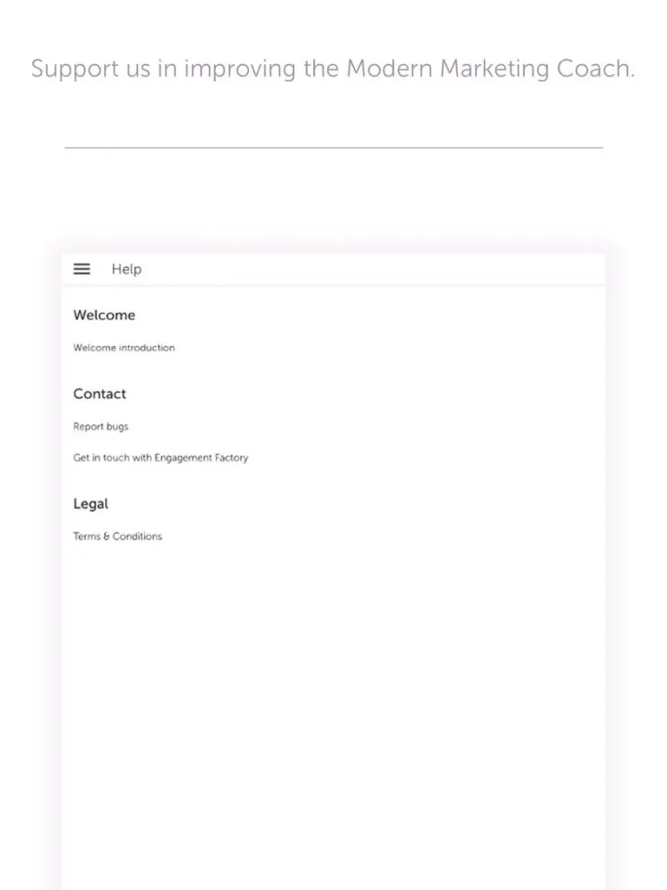 Modern Marketing Coach iPad  स्क्रीनशॉट