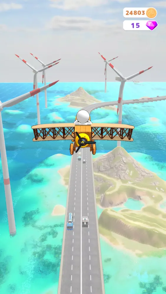 ภาพหน้าจอของ Fly Challenge: Build a Plane!