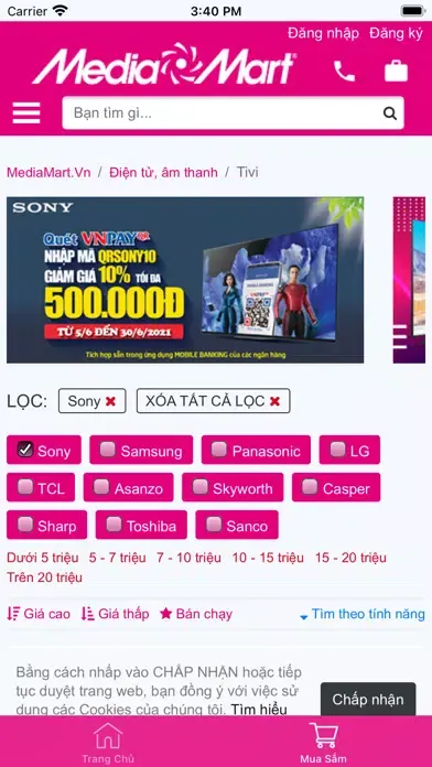 Tangkapan layar MediaMartVn