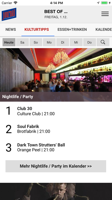 Tangkapan skrin JOURNAL-App