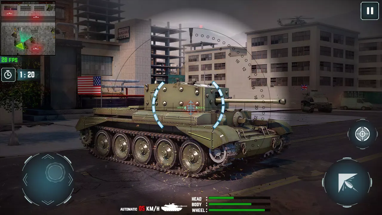 Captures d'écran de Real Tank Battle