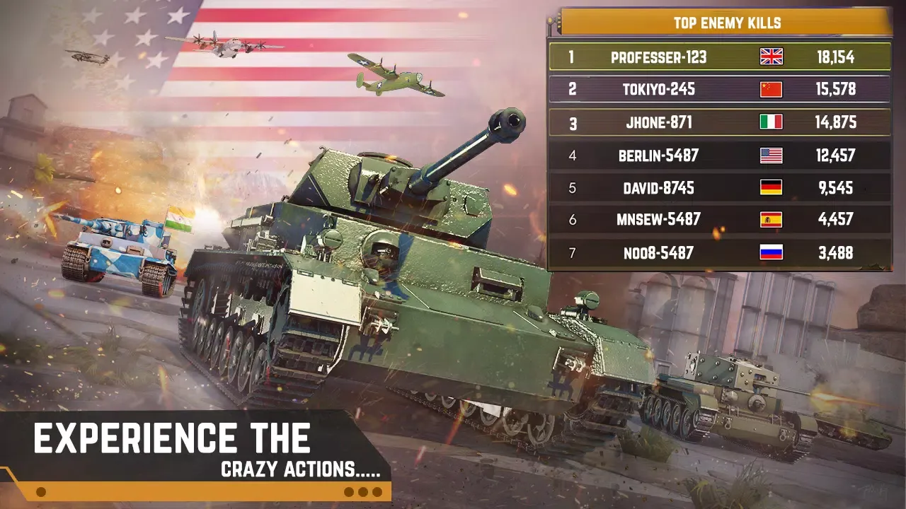 Captures d'écran de Real Tank Battle