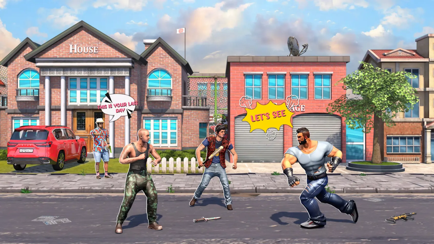 Capturas de tela do Real Fighting Hero