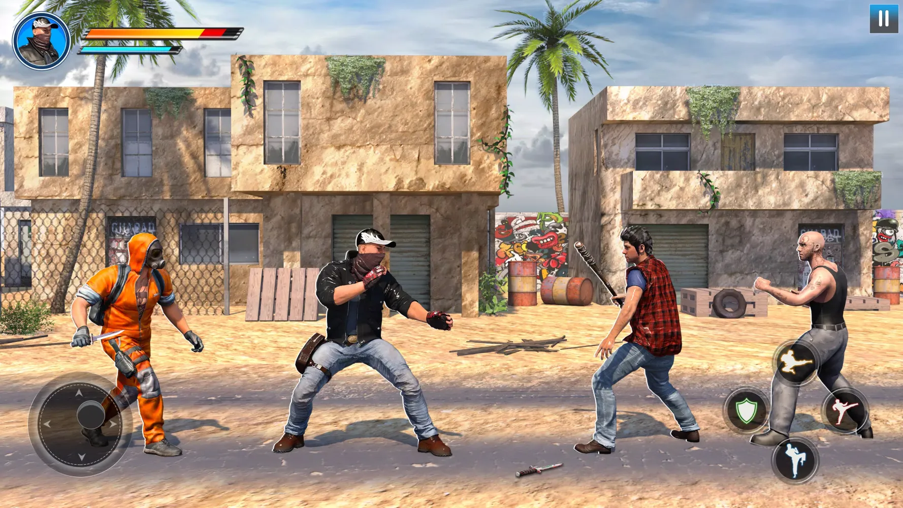 Capturas de tela do Real Fighting Hero
