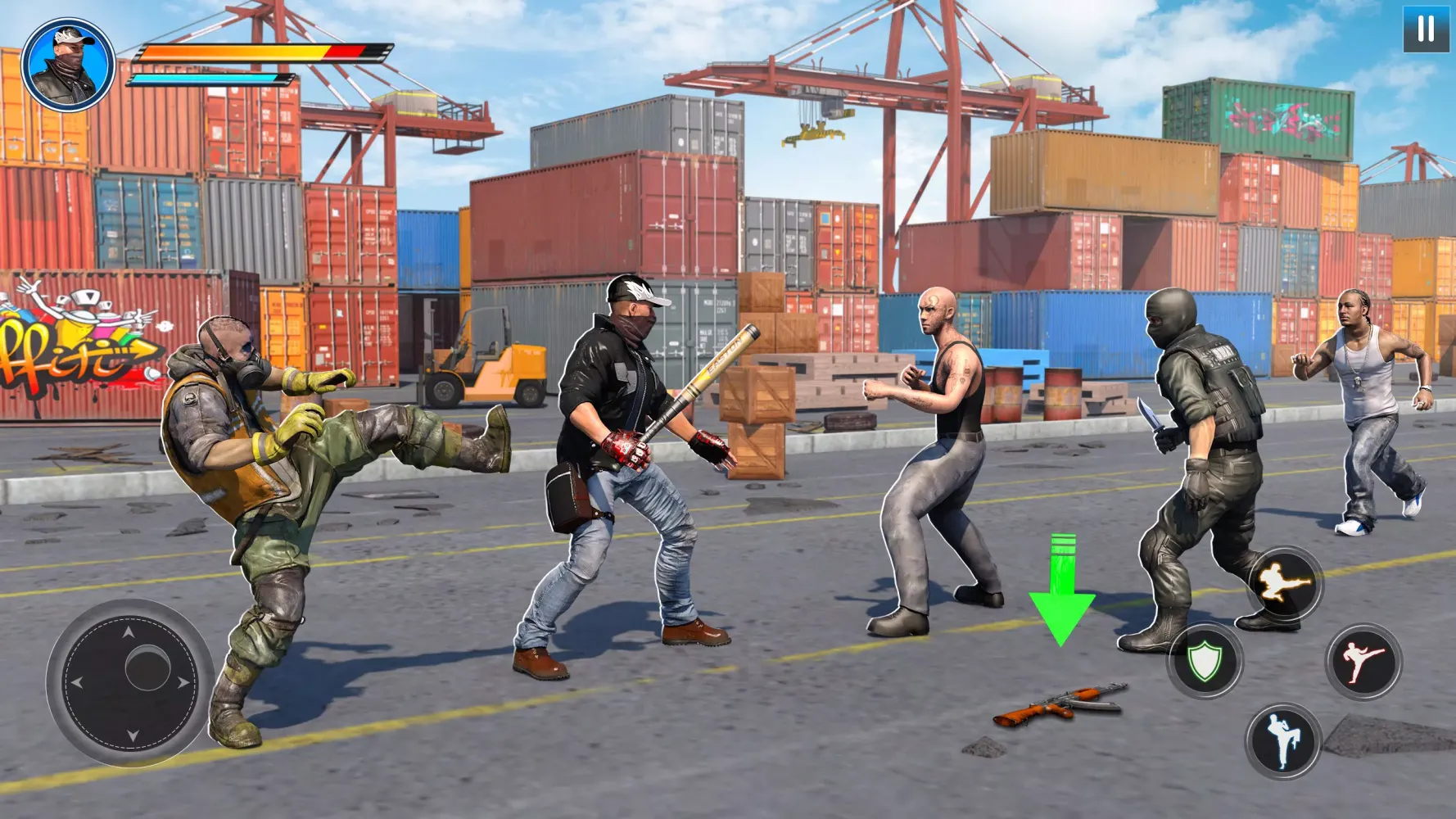 Capturas de tela do Real Fighting Hero