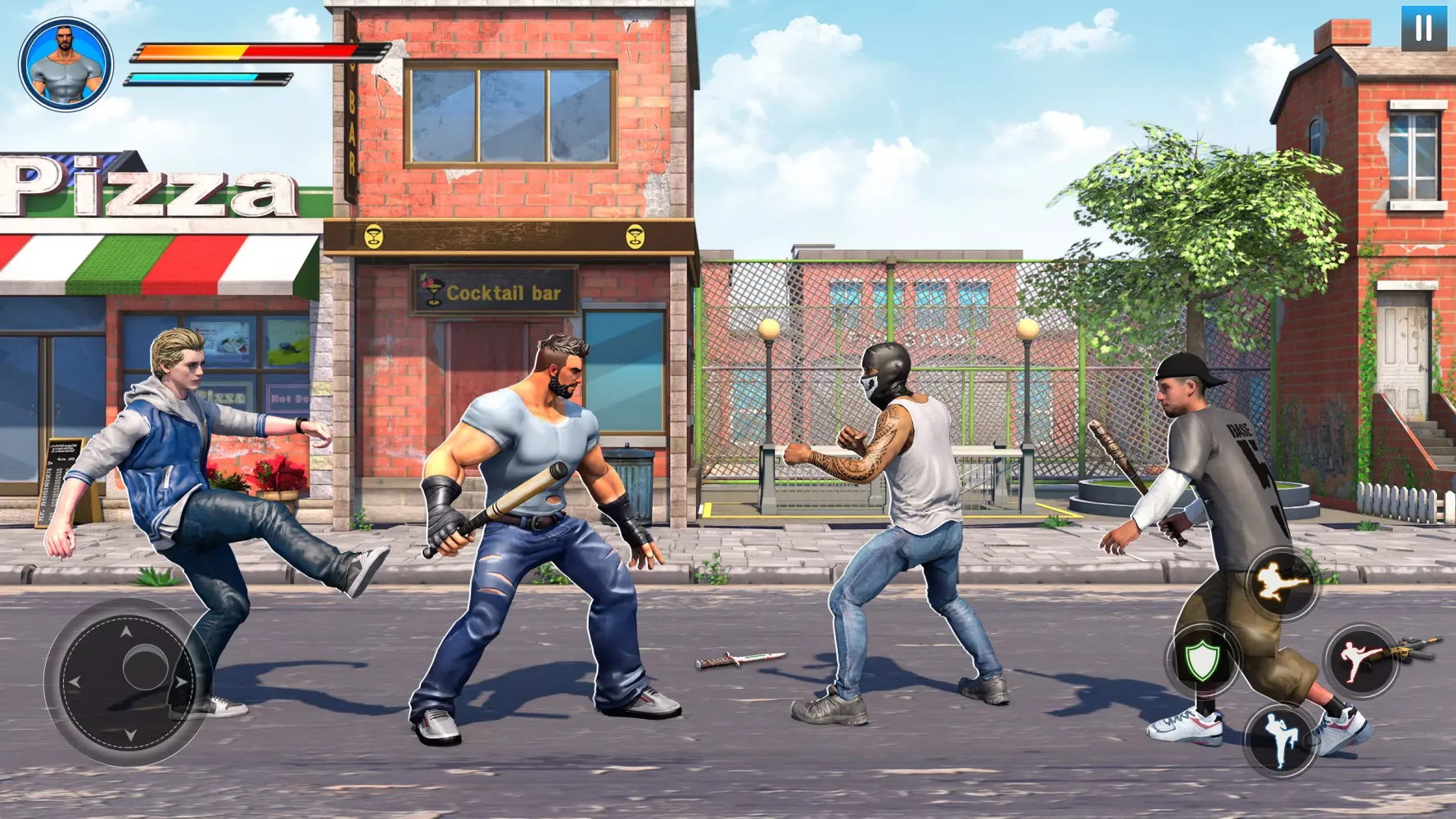 Capturas de tela do Real Fighting Hero