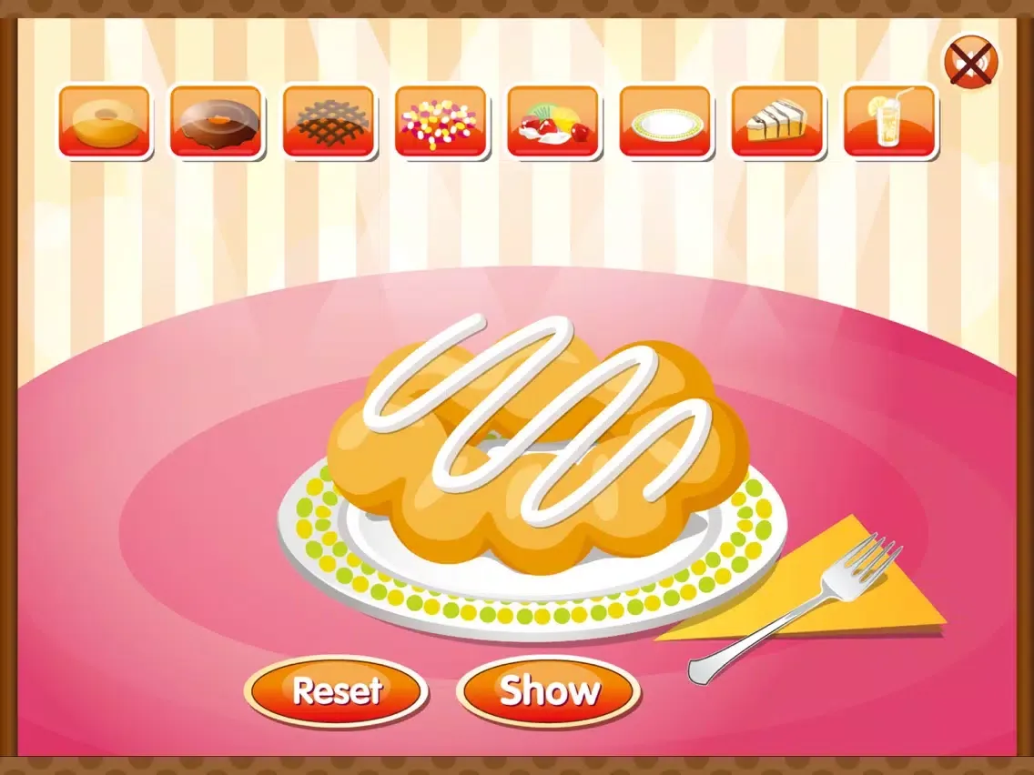 Capturas de tela do 制作蛋糕 iPad 