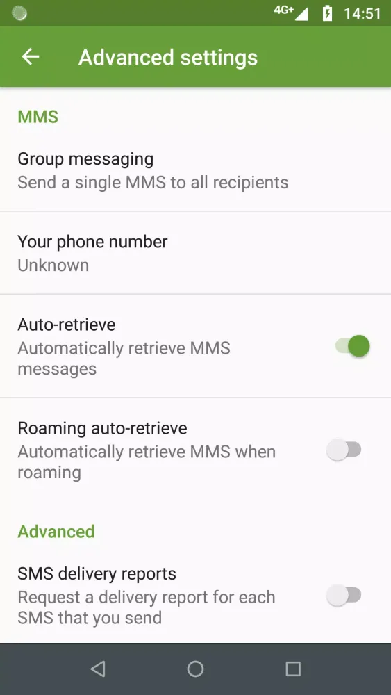 MMGuardian Messaging App Screenshots