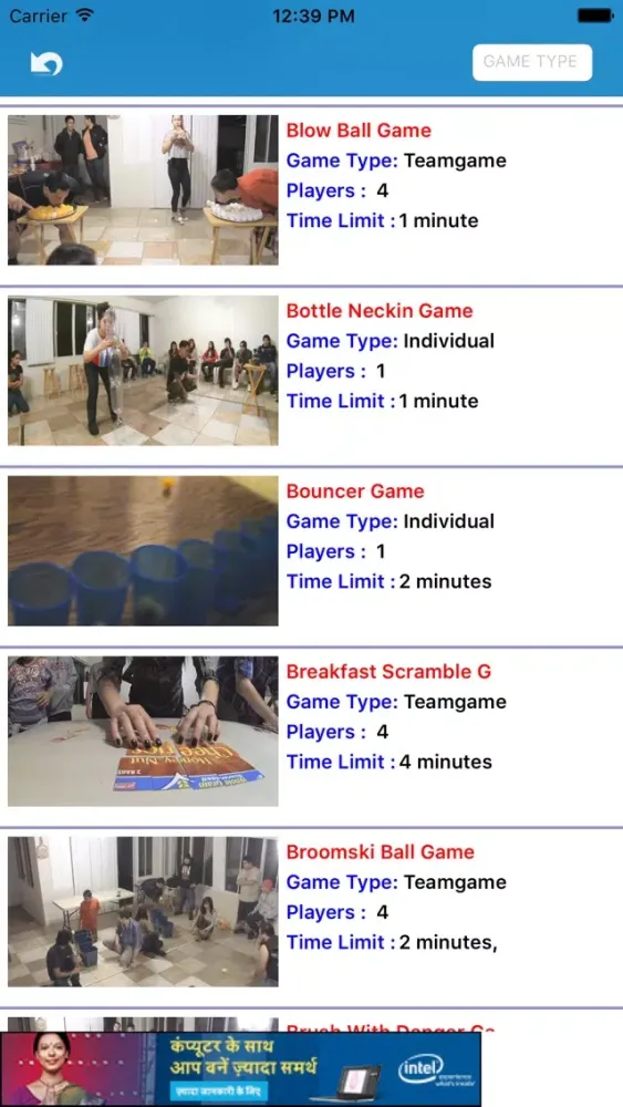 Tangkapan skrin XYZ App