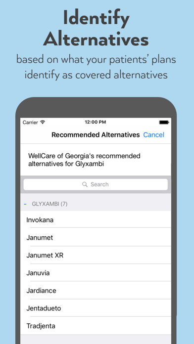 Coverage Search Screenshots