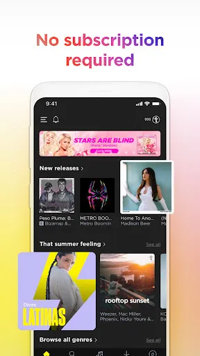 Ảnh chụp màn hình của TREBEL: Music, MP3 & Podcasts