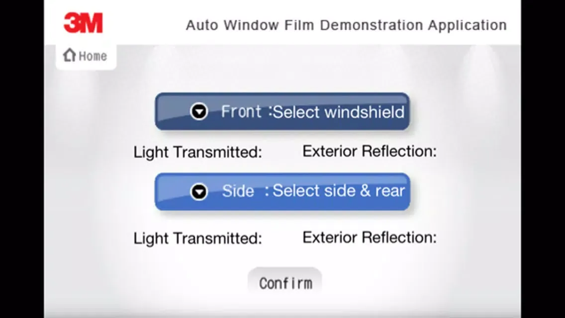 3M™ Automotive Window Film Tint Selector for iPhone スクリーンショット