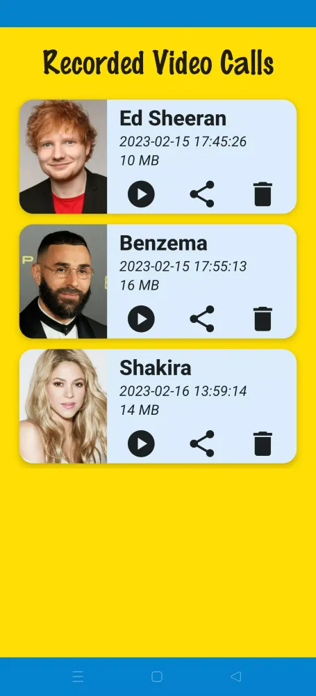 Famous Video Call Prank Screenshots