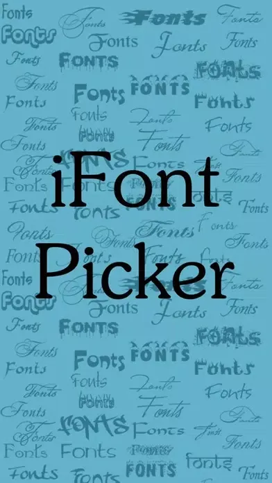 ภาพหน้าจอของ iFontPicker