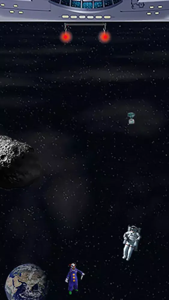 Capturas de tela do Space-Mission