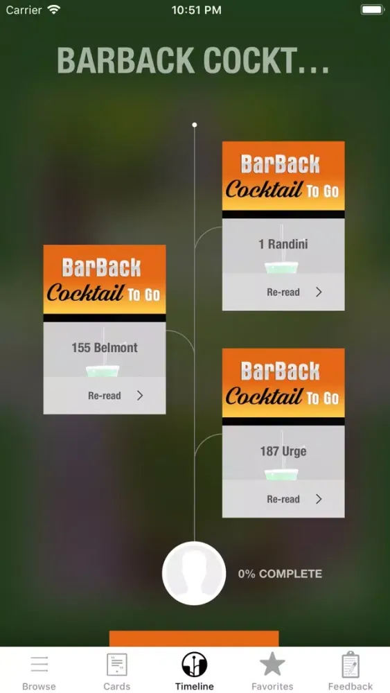 Captures d'écran de BarBack Cocktails To Go